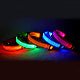 Nylon LED Pet Dog Luminous Collar Night Safety Flashing Glow in Dark Dog Cat Leash Adjustable Pet Supplies - ok best bark bargains
